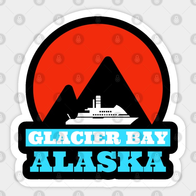 Glacier Bay National Park Alaska Cruise Sticker by cricky